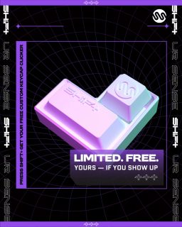 Press Shift+. Get your free custom keycap.

Show up. Click it. Keep it.
Only for real creators. 

Limited. Free. 
Yours — if you show up. ⚡

#Shif+ #DesignBootcamp #Design #CreativityUnlocked #SUS #SUSacademy #ShiftUrSenses #DigitalDesign #Multimedia #GraphicDesign #3DModeling #Animation #VisualCommunication