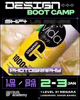 世界没有变，只是你的视角升级了。

Shif+ 摄影课，教你怎么看、什么时候按、以及为什么这一刻值得被留下。

⚡ 捕捉你的版本
特别适合刚考完试还没方向、喜欢拍照、对美感敏感、或想探索设计与摄影是否适合自己的学生。

🔥 Early Bird 优惠：Day Pass RM60 ｜ 2-Day Pass RM100
📌 Lunch included
📌 定制礼物赠送

✨ Shif+ Design Bootcamp
📅 2026.1.2–1.3
📍 S U S Academy
👉 https://wa.link/zvdmza

Our Photography Workshop at Shif+ Design Bootcamp gave creators the space to slow down, observe, and capture beauty from their own perspective.
Every shot tells a story — and we can’t wait to see yours at Shif+.

Perfect for students who just finished exams, are unsure about their future direction, love photography or design, and want hands-on experience before choosing a path.

🔥 Early Bird Promo: Day Pass RM60 ｜ 2-Day Pass RM100
📌 Lunch included
📌 Customised gift included

✨ Shif+ Design Bootcamp
📅 2026.1.2–1.3
📍 S U S Academy
👉 https://wa.link/zvdmza

#Shif+ #DesignBootcamp #Design #CreativityUnlocked #SUS #SUSacademy #ShiftUrSenses #DigitalDesign #Multimedia #GraphicDesign #3DModeling #Animation #VisualCommunication