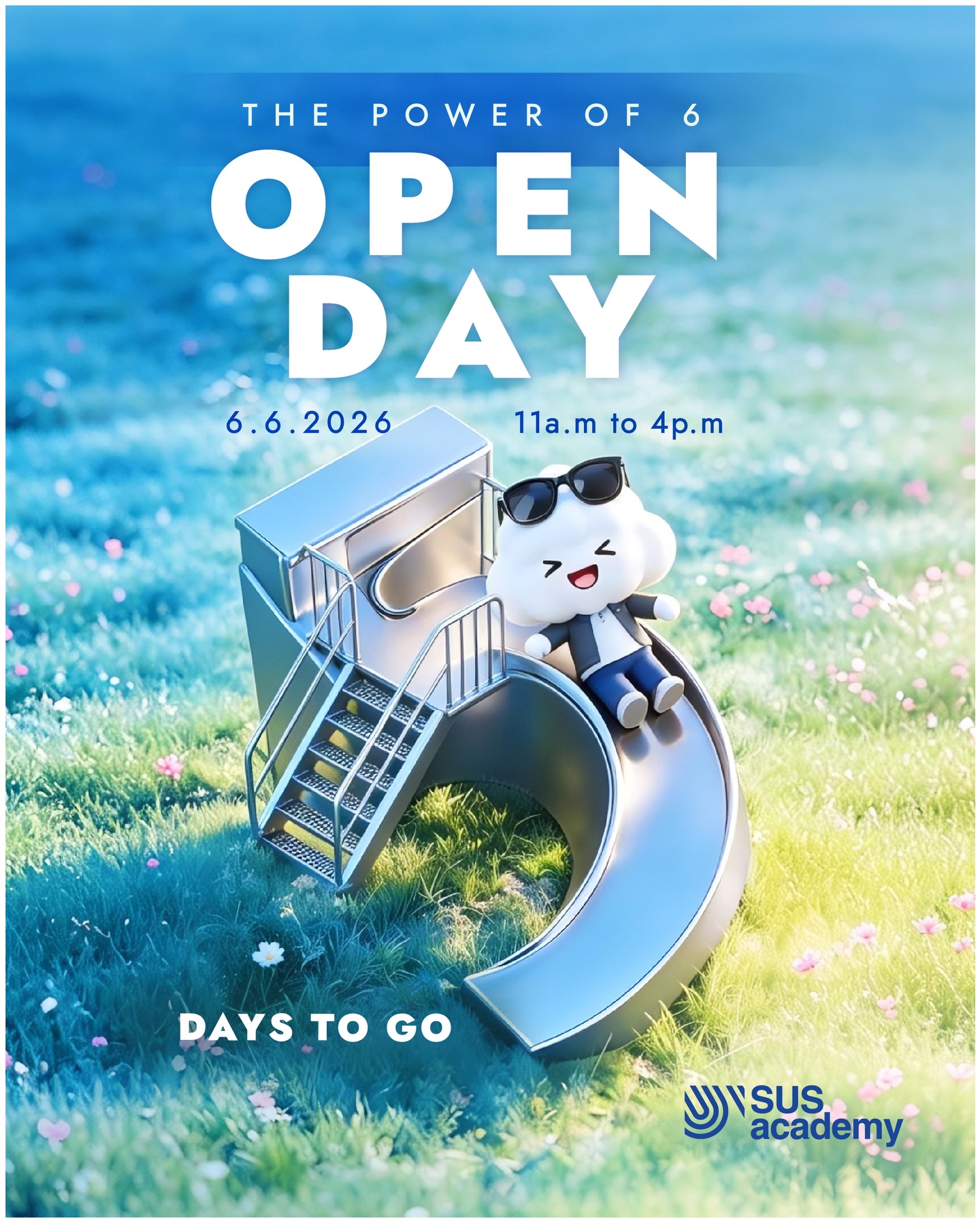 #倒数5天 #5moredays
📢 新山 S U S OPEN DAY
✨ THE POWER OF 6 ✨
📅 6月6日(六)11am – 4pm
📍 Level 31, Menara Landmark
别再看别人搞创意了,这次换你来现场亲手试玩未来!
🔥 6大体验直接玩起来:
📦 自由选道具摆拍
💡 不同灯光风格体验
📸 产品摄影现场试玩
🤖 AI 生成广告海报 & 吉祥物
🕶️ VR 沉浸式 Gaming
🎁 完成挑战拿隐藏礼物
💻 超级重磅:现在报名,设备直接送!
🎁 电脑 / iPad(2选1) 现场直接送给你!
🤖 左手真实技术、右手AI灵感,隐藏创作者就是你!😎
🔥 名额有限,立刻点击链接报名!
👉 https://wa.link/zvdmza
📢 S U S OPEN DAY ✨ THE POWER OF 6 ✨
📅 6 June (Sat) | 11am – 4pm
📍 Level 31, Menara Landmark
Stop watching other people create cool stuff on social media, come over and do it yourself. Since it’s the 6th of the 6th, we’re unleashing THE POWER OF 6 with six interactive zones you can literally play around with:
📦 Play around with props and style your own scene
💡 Experiment with different cinematic lighting vibes
📸 Try your hand at real product photography shoot
🤖 Create your own AI posters and mascots
🕶️ Step into immersive VR gaming
🎁 Complete the “side quests” to unlock hidden gifts
💻 Oh, and the ultimate perk: If you decide to lock in your enrollment, we’re handing you a FREE Laptop or iPad (dealer’s choice).
With real-world tech in one hand and AI inspo in the other, you’re about to unlock your main character energy. 😎
🔥 Space is limited, so hit the link to let us know you’re coming!
RSVP 👉 https://wa.link/zvdmza
//
#SUS #SUSacademy #ShiftUrSense‼️
SUS Academy
📞 018-222 6206 (Enquiries)
📱 https://wa.link/zvdmza (Whatsapp)
📌 Menara Landmark, Unit 31-01, Level 31
12, Jalan Ngee Heng, 80000 Johor Bahru, Johor
🚗 Waze: https://waze.com/ul/hw23b34es9